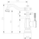 Смеситель Lemark Jasmine LM6604ORB для кухонной мойки