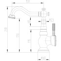 Смеситель Lemark Jasmine LM6644B для кухонной мойки
