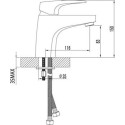 Смеситель Lemark Shift LM4306C для раковины