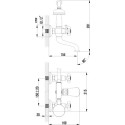 Смеситель Lemark Vintage LM2812B для ванны с душем