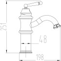 Смеситель Milacio Yeste MC.508.SL для раковины