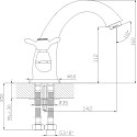 Смеситель Rossinka Q Q02-61 для раковины