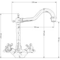 Смеситель Seaman Barcelone SSL-5079 Aurora для кухонной мойки