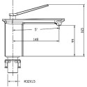 Смеситель Timo Halti 4161/00F для раковины