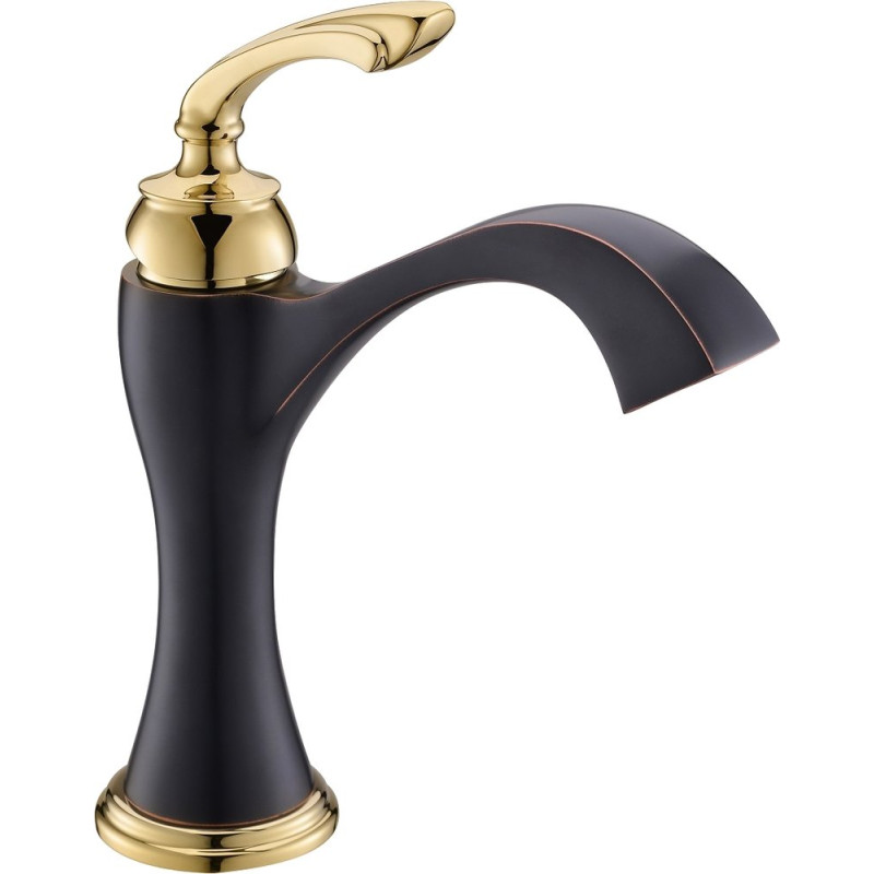 Смеситель Timo Unari 7501/04F black antique, для раковины