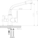 Смеситель Zorg Clean Water ZR 319 YF-33 для кухонной мойки