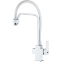 Смеситель Zorg Sanitary ZR 341-8 YF White для кухонной мойки