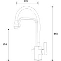 Смеситель Zorg Sanitary ZR 341-8 YF для кухонной мойки