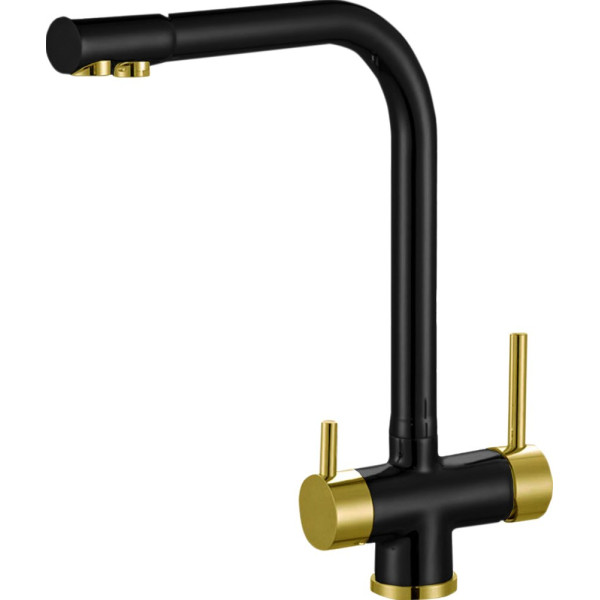 Смеситель Zorg Sanitary ZR 348 YF BLACK BRONZE для кухонной мойки