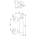 Термостат E.C.A. Thermostatic 102102341EX для душа