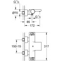 Термостат Grohe Grohtherm 2000 New 34174001 для ванны с душем + средство для металлических поверхностей