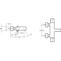Термостат Jacob Delafon Cuff E78520-CP для ванны с душем