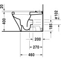 Унитаз-компакт Duravit DuraStyle 215509 + ершик