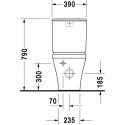 Унитаз-компакт Duravit DuraStyle 215509 + ершик