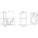 Унитаз-компакт Grossman GR-4450MS белый матовый