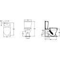 Унитаз-компакт Ideal Standard Eurovit plus V337001