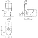 Унитаз-компакт Jacob Delafon Odeon Up 18557К