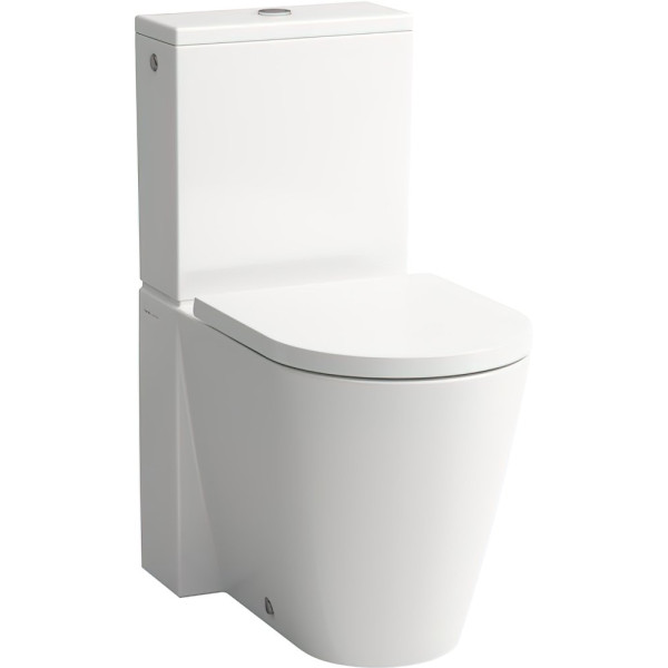 Унитаз-компакт Laufen Kartell 8.2433.7.000.000.1 безободковый, с микролифтом