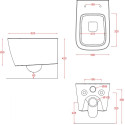 Унитаз подвесной ArtCeram A16 ASV003 Rimless