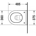 Унитаз подвесной Duravit Starck 3 2227090000 + ершик