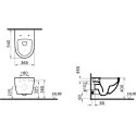 Унитаз подвесной VitrA Sento 7748B003-0075