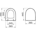 Унитаз подвесной VitrA Sento 7748B003-0075