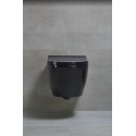Унитаз подвесной beWash Bogen 88303206 с сиденьем микролифт черный глянцевый
