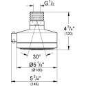 Верхний душ Grohe Relexa Deluxe 130 27530000