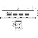 Верхний душ Hansgrohe Rainfinity 26243000