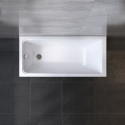Акриловая ванна AM.PM Gem 150х70 с душевым комплектом + шторка на ванну