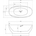 Акриловая ванна Abber AB9207