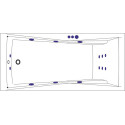 Акриловая ванна Excellent Palace Smart 180x80