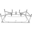 Акриловая ванна Excellent Pryzmat 180x80