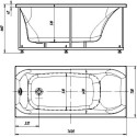 Акриловая ванна Акватек Альфа ALF140-0000023 140x70