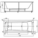 Акриловая ванна Акватек Либра new 170 см