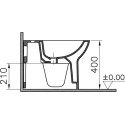 Биде напольное VitrA S20 5509B003