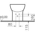 Биде напольное VitrA S20 5509B003