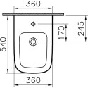 Биде напольное VitrA S20 5509B003