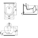 Биде подвесное Bien Flash FLBA05201VD1W3000