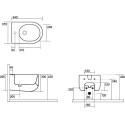 Биде подвесное Kerasan Flo 312301