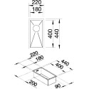 Дополнительная мойка Blanco Zerox 180-U