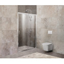 Душевая дверь в нишу BelBagno Unique BF-1-110/125-P-Cr стекло punto
