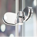 Душевая дверь в нишу GuteWetter Lux Door GK-102A левая 95 см стекло бесцветное, профиль хром