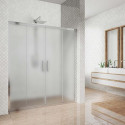 Душевая дверь в нишу Kubele DE019D4-MAT-CH 215 см, профиль хром