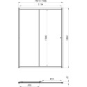 Душевая дверь в нишу Triton Слайд Щ0000038520 120