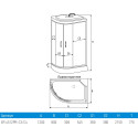 Душевая кабина Erlit Comfort ER4512PR-C4-RUS