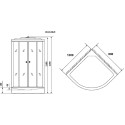 Душевая кабина Niagara Eco NG-4512-08L