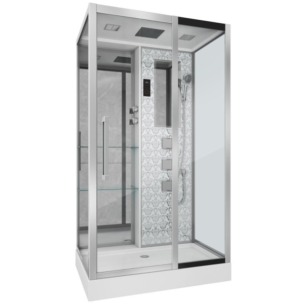 Душевая кабина Niagara Lux 7713W R серебристый матовый
