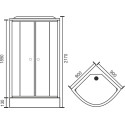 Душевая кабина Royal Bath RB 90HK2-М