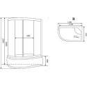 Душевая кабина Timo Standart T-1120 R